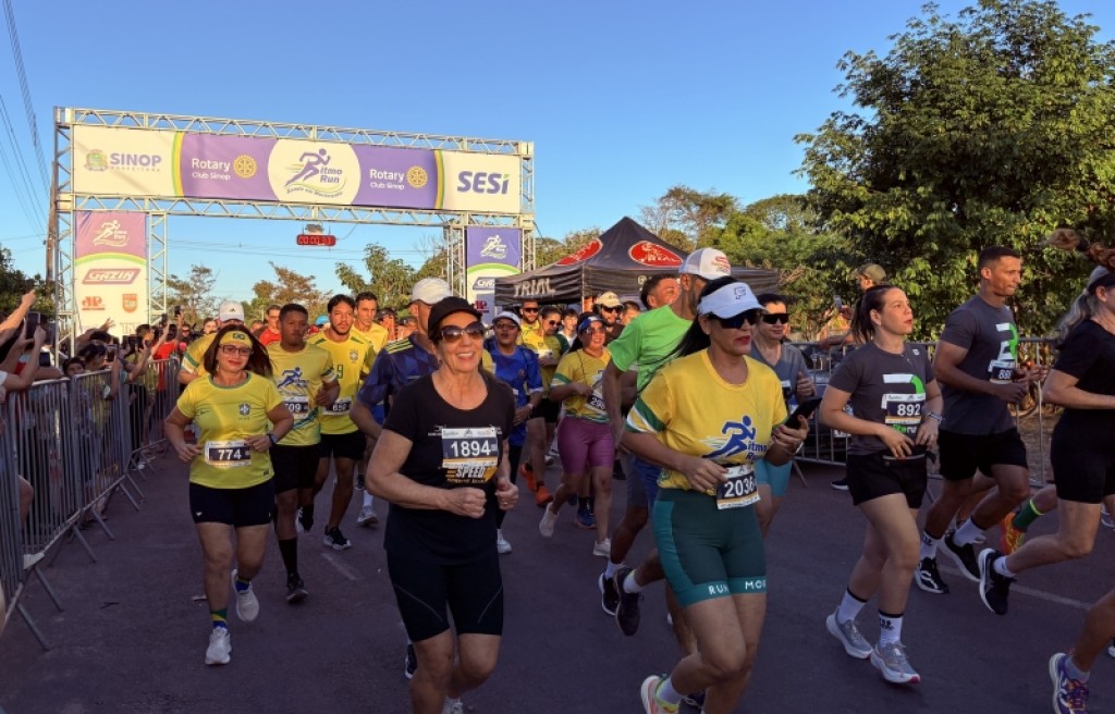 Ritmo Run reúne 3 mil participantes e arrecada 7 toneladas de alimentos em Sinop